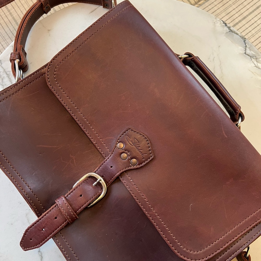 Saddleback briefcase / messenger bag